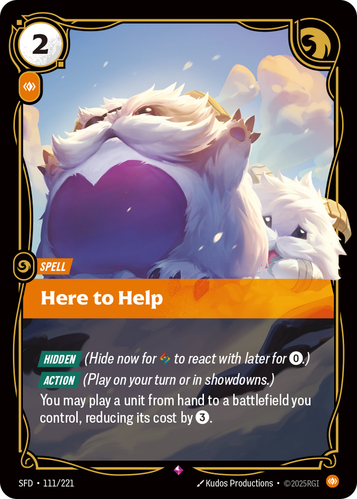Here to Help (Foil) - Spiritforged #111