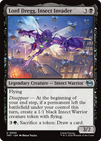 Magic | Lord Dregg, Insect Invader [Teenage Mutant Ninja Turtles] | The Nerd Merchant