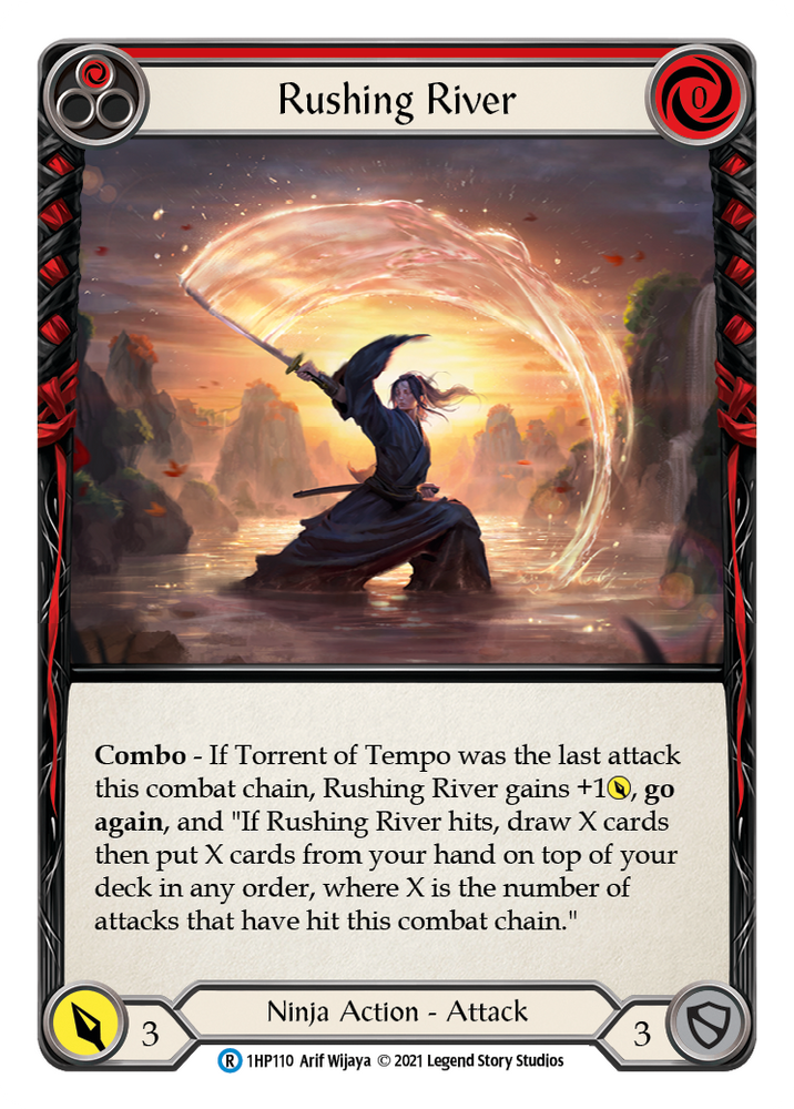 Flesh and Blood TCG | Rushing River (Red) [1HP110] (History Pack 1) | The Nerd Merchant