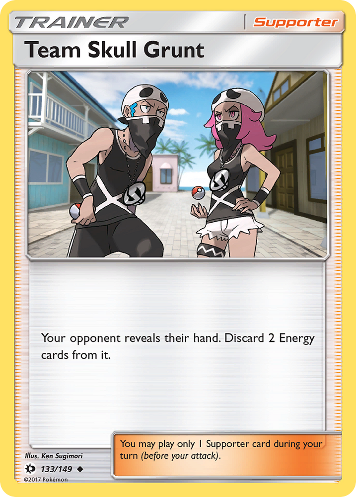 Pokemon | Team Skull Grunt (133/149) [Sun & Moon: Base Set] | The Nerd Merchant