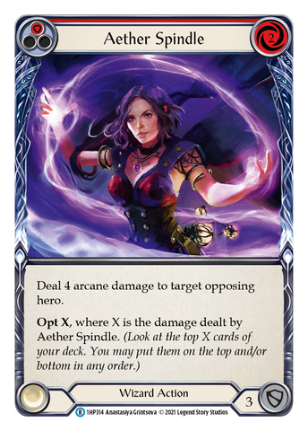 Flesh and Blood TCG | Aether Spindle (Red) [1HP314] (History Pack 1) | The Nerd Merchant