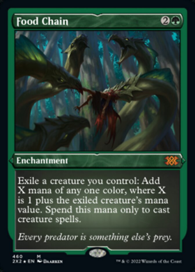 Magic | Food Chain (Foil Etched) [Double Masters 2022] | The Nerd Merchant