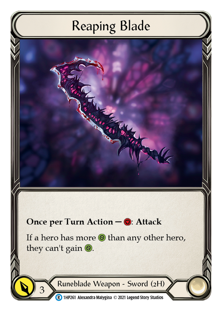 Flesh and Blood TCG | Reaping Blade [1HP261] (History Pack 1) | The Nerd Merchant
