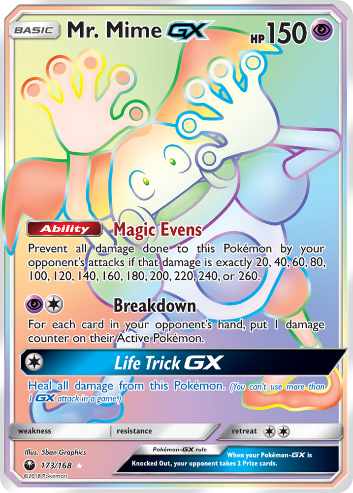 Pokemon | Mr. Mime GX (173/168) [Sun & Moon: Celestial Storm] | The Nerd Merchant