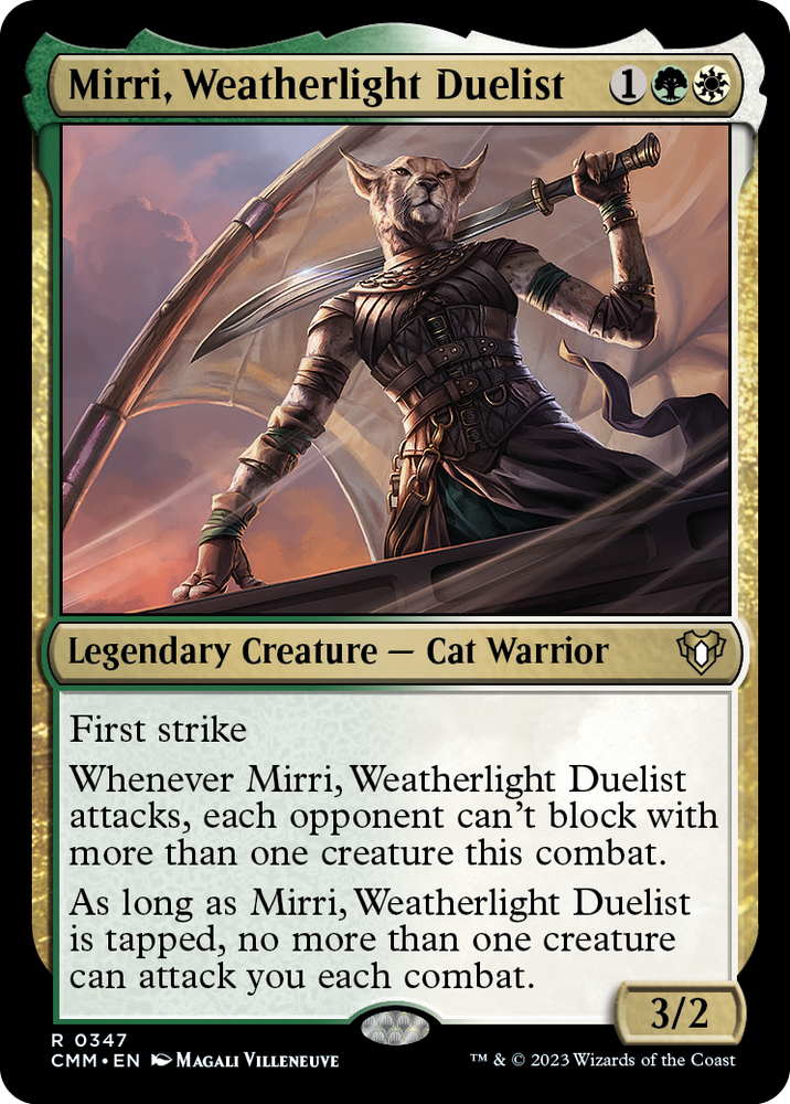 Magic | Mirri, Weatherlight Duelist [Commander Masters] | The Nerd Merchant