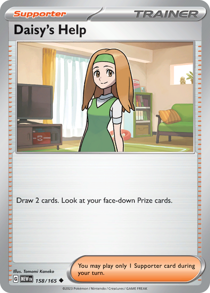 Pokemon | Daisy's Help (158/165) [Scarlet & Violet 151] | The Nerd Merchant