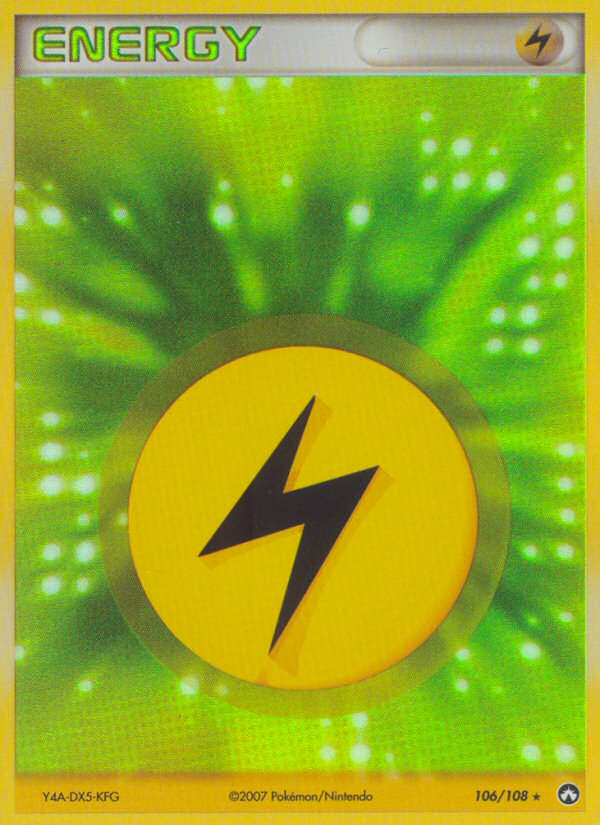 Pokemon | Lightning Energy (106/108) [EX: Power Keepers] | The Nerd Merchant