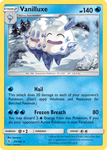 Pokemon | Vanilluxe (35/145) [Sun & Moon: Guardians Rising] | The Nerd Merchant