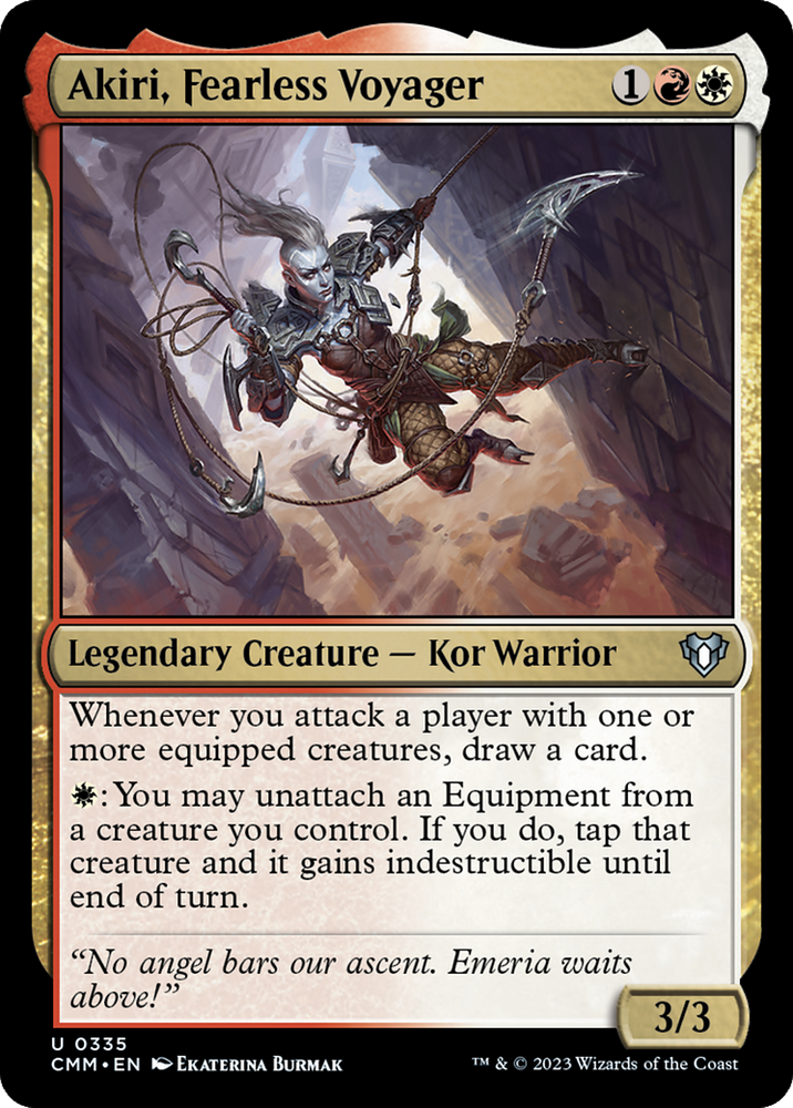 Magic | Akiri, Fearless Voyager [Commander Masters] | The Nerd Merchant
