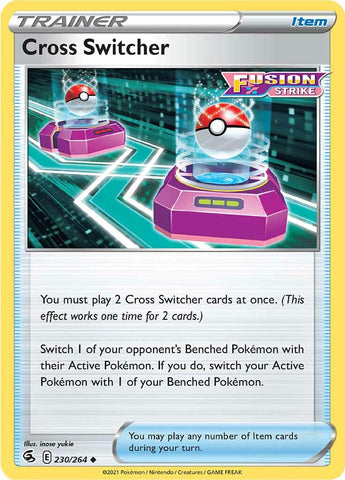 Pokemon | Cross Switcher (230/264) [Sword & Shield: Fusion Strike] | The Nerd Merchant
