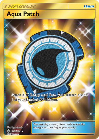 Pokemon | Aqua Patch (161/145) [Sun & Moon: Guardians Rising] | The Nerd Merchant