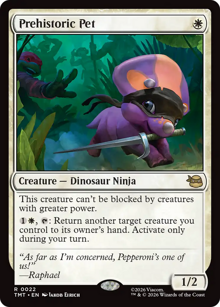 Magic | Prehistoric Pet [Teenage Mutant Ninja Turtles] | The Nerd Merchant