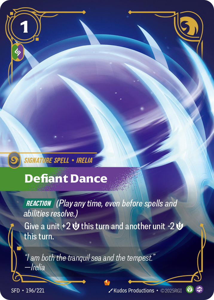 Defiant Dance (Foil) - Spiritforged #196