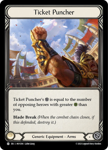 Flesh and Blood TCG | Ticket Puncher [HVY204] (Heavy Hitters) | The Nerd Merchant