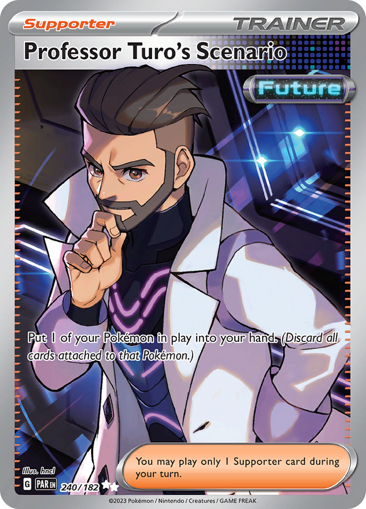 Pokemon | Professor Turo's Scenario (240/182) [Scarlet & Violet: Paradox Rift] | The Nerd Merchant