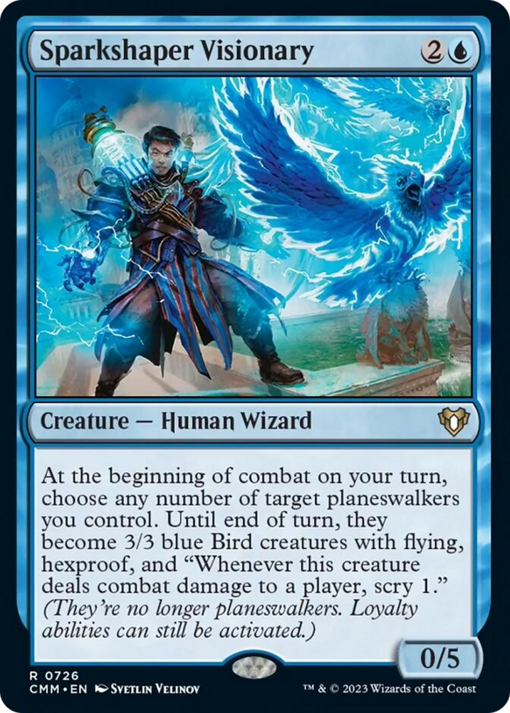 Magic | Sparkshaper Visionary [Commander Masters] | The Nerd Merchant