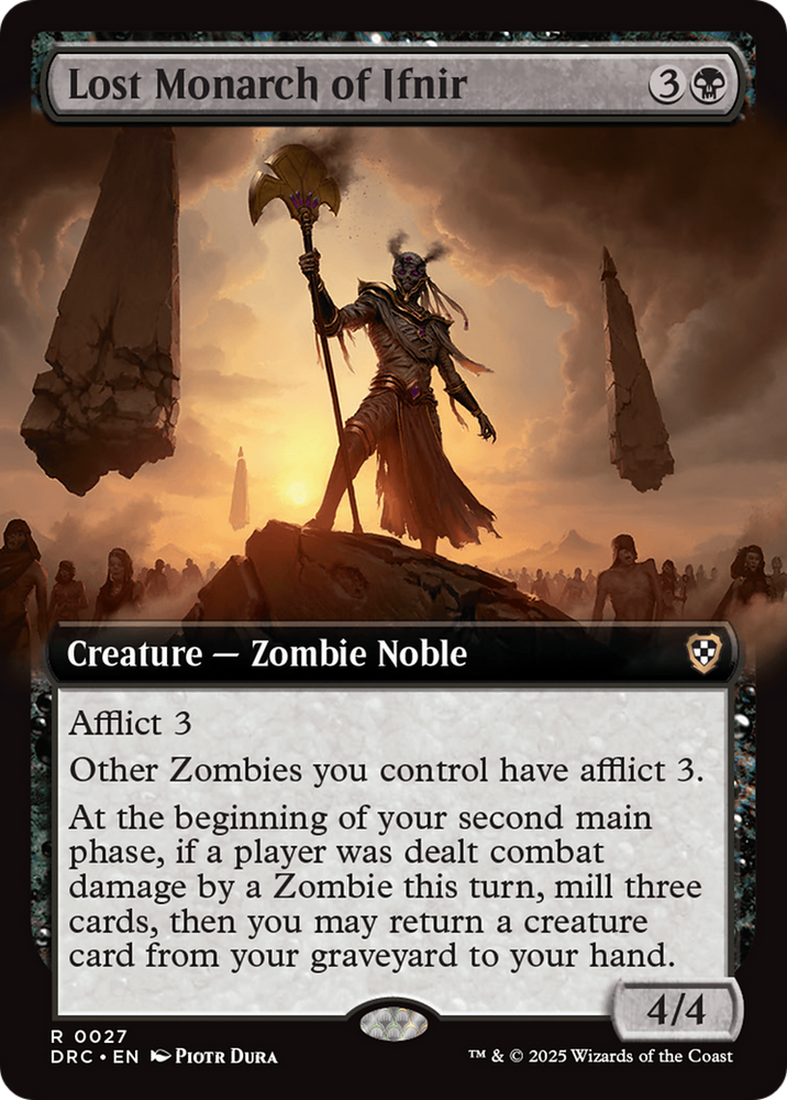 Magic | Lost Monarch of Ifnir (Extended Art) [Aetherdrift Commander] | The Nerd Merchant