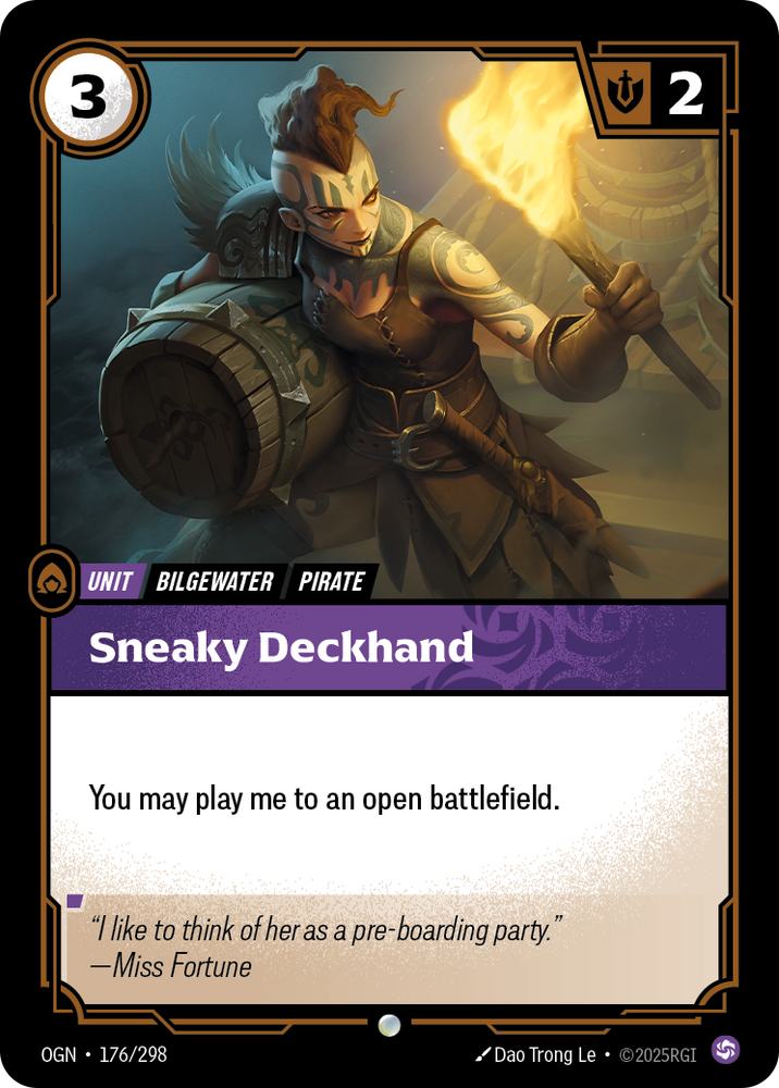 Sneaky Deckhand (Foil) - Origins #176