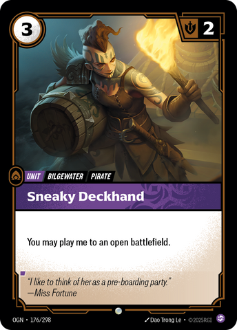 Sneaky Deckhand - Origins #176