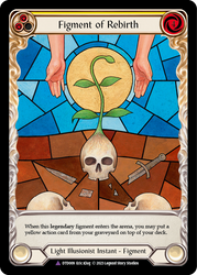 Flesh and Blood TCG | Figment of Rebirth // Avalon, Archangel of Rebirth (Marvel) [DTD009] (Dusk Till Dawn)  Cold Foil | The Nerd Merchant