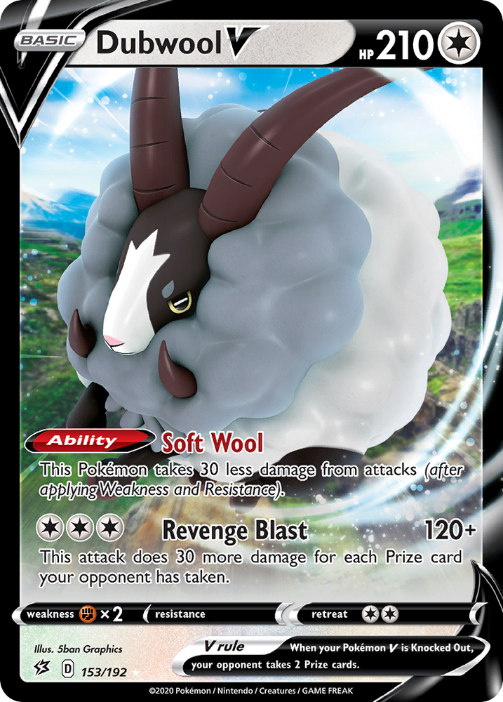 Pokemon | Dubwool V (153/192) [Sword & Shield: Rebel Clash] | The Nerd Merchant