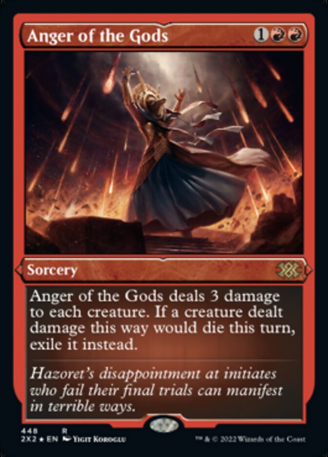 Magic | Anger of the Gods (Foil Etched) [Double Masters 2022] | The Nerd Merchant