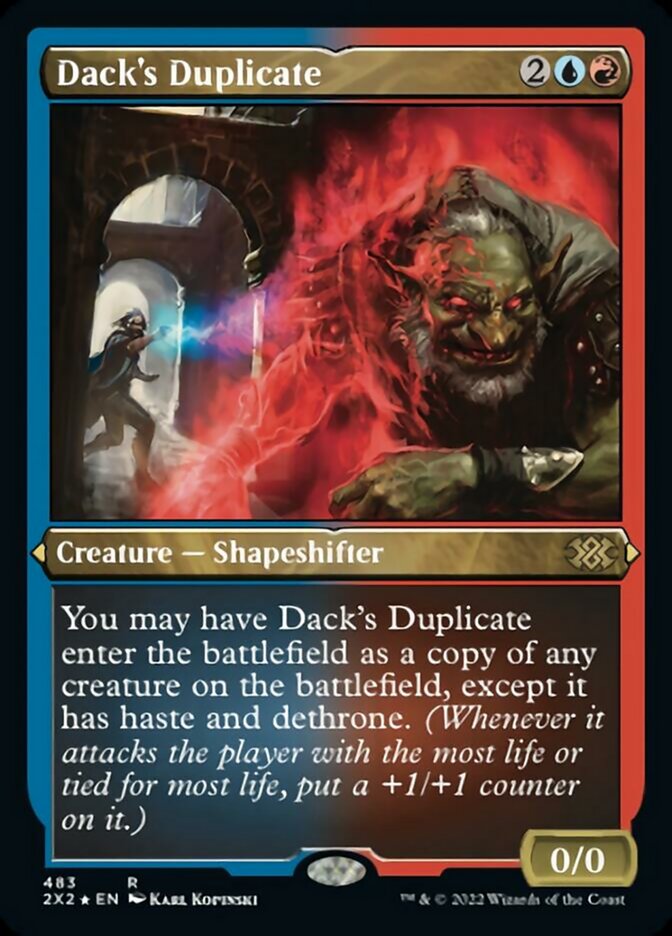 Magic | Dack's Duplicate (Foil Etched) [Double Masters 2022] | The Nerd Merchant
