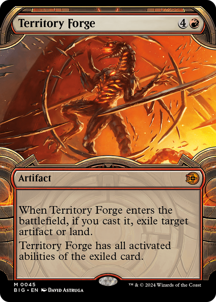 Magic | Territory Forge (Showcase) [Outlaws of Thunder Junction: The Big Score] | The Nerd Merchant
