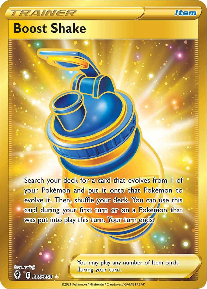 Pokemon | Boost Shake (229/203) [Sword & Shield: Evolving Skies] | The Nerd Merchant