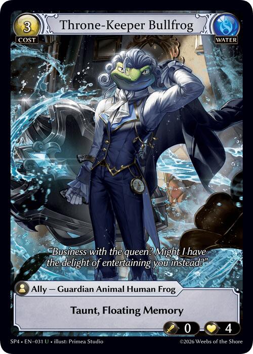 Throne-Keeper Bullfrog (031) [Supporter Pack 4]
