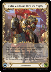Flesh and Blood TCG | Victor Goldmane, High and Mighty (Marvel) [HVY047] (Heavy Hitters)  Cold Foil | The Nerd Merchant