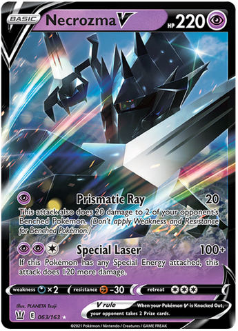 Pokemon | Necrozma V (063/163) [Sword & Shield: Battle Styles] | The Nerd Merchant