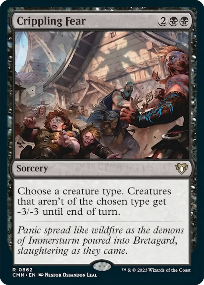 Magic | Crippling Fear [Commander Masters] | The Nerd Merchant