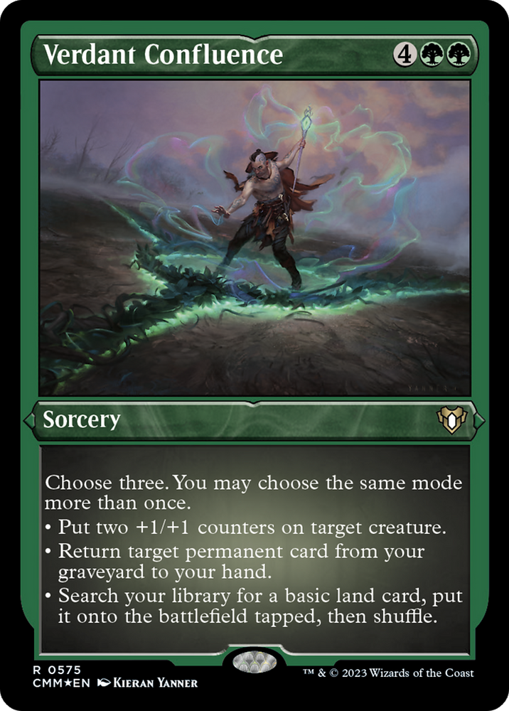 Magic | Verdant Confluence (Foil Etched) [Commander Masters] | The Nerd Merchant