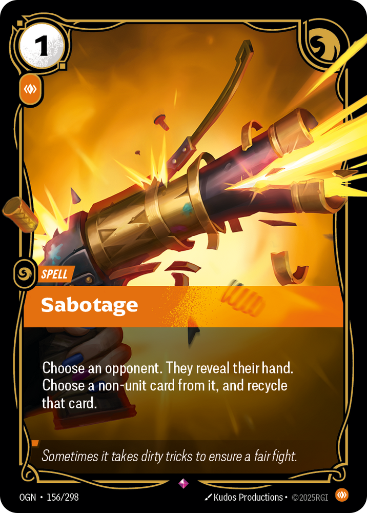 Sabotage (Foil) - Origins #156