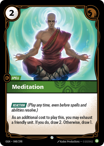 Meditation (Foil) - Origins #48