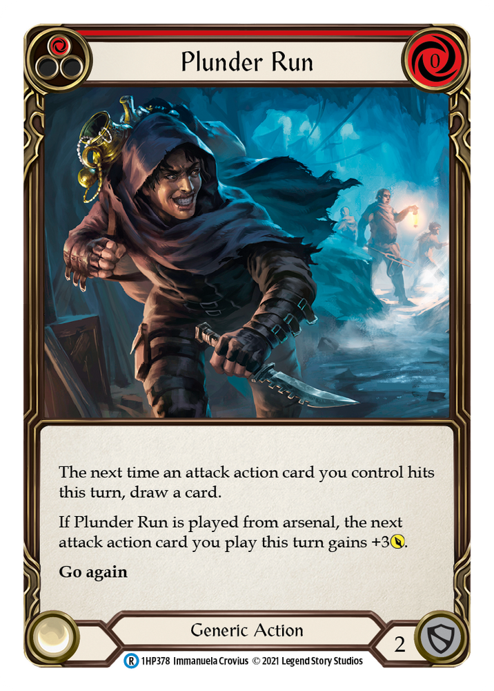 Flesh and Blood TCG | Plunder Run (Red) [1HP378] (History Pack 1) | The Nerd Merchant