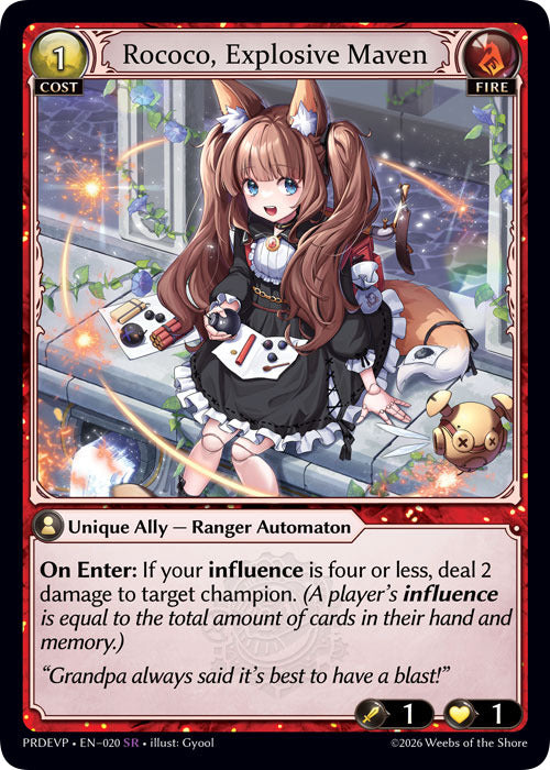 Rococo, Explosive Maven (20) [.asphodel/paradise Event Pack]