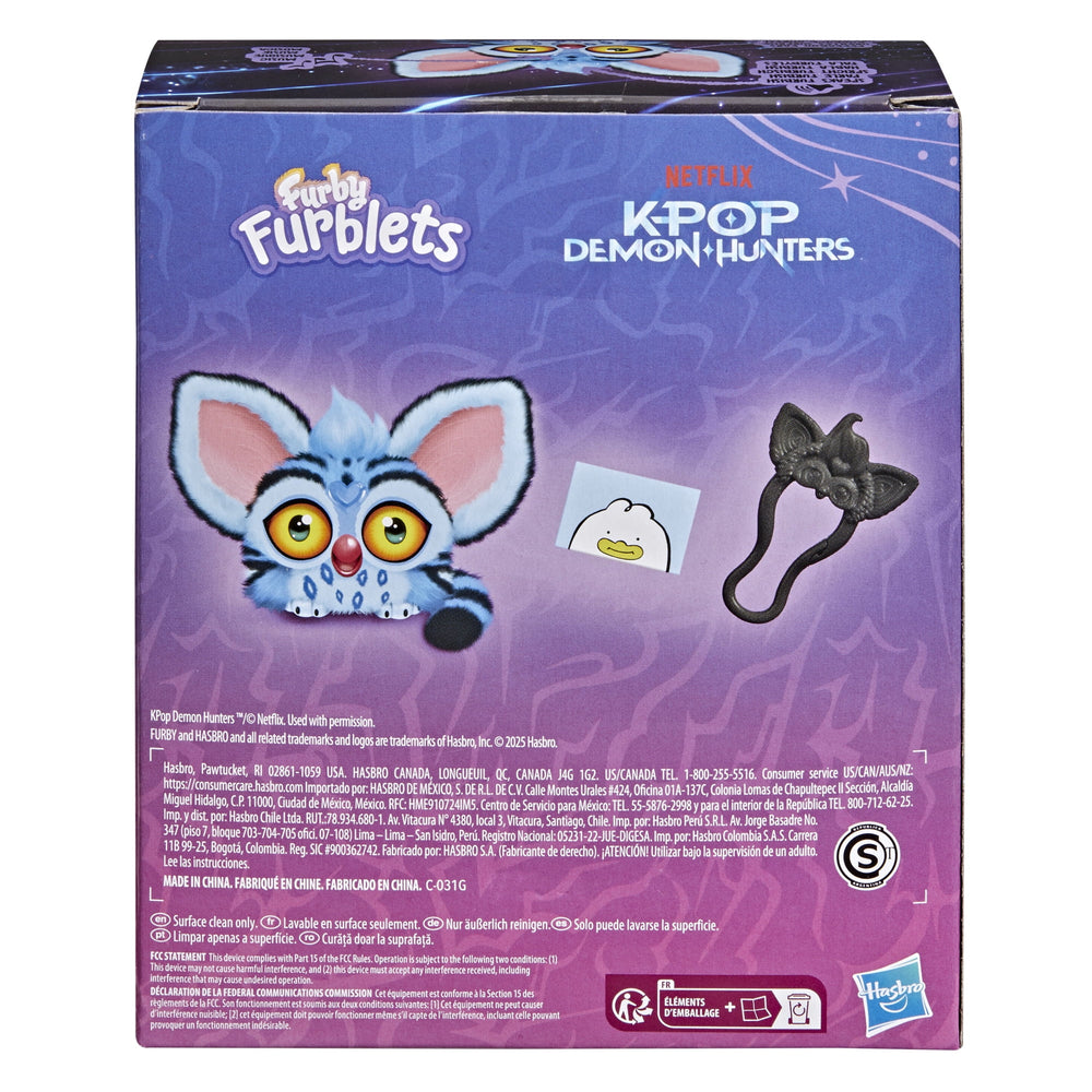 Furby Furblets KPop Demon Hunters Derpy Tiger Mini Electronic Plush Toy