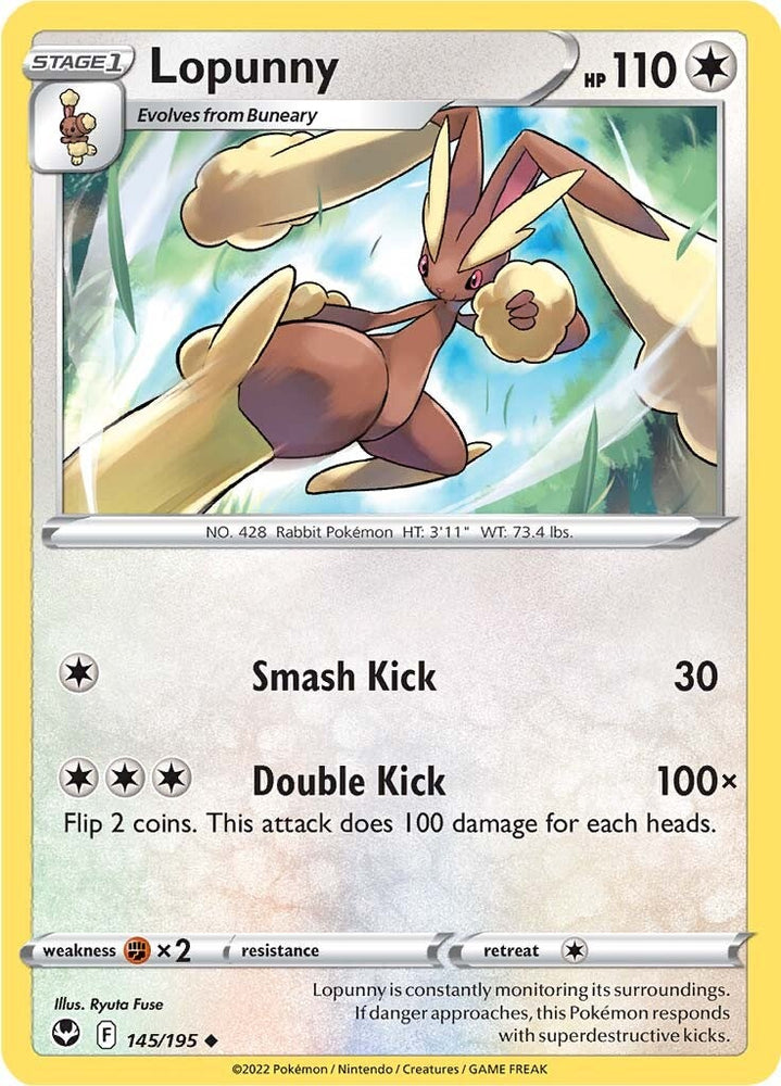 Pokemon | Lopunny (145/195) [Sword & Shield: Silver Tempest] | The Nerd Merchant