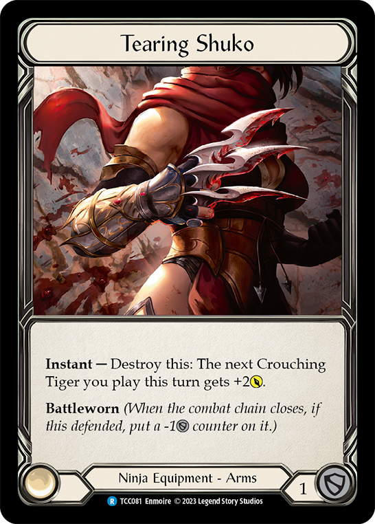 Flesh and Blood TCG | Tearing Shuko [TCC081] (Round the Table: TCC x LSS) | The Nerd Merchant