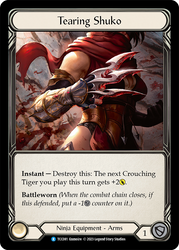 Flesh and Blood TCG | Tearing Shuko [TCC081] (Round the Table: TCC x LSS) | The Nerd Merchant