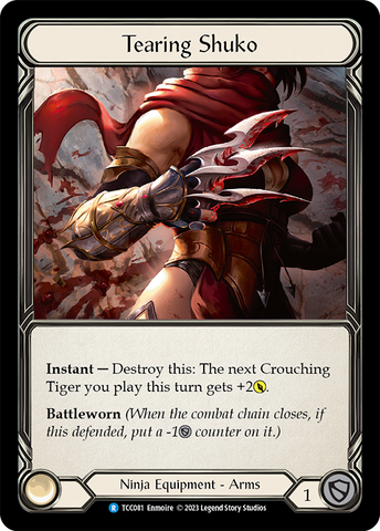 Flesh and Blood TCG | Tearing Shuko [TCC081] (Round the Table: TCC x LSS) | The Nerd Merchant