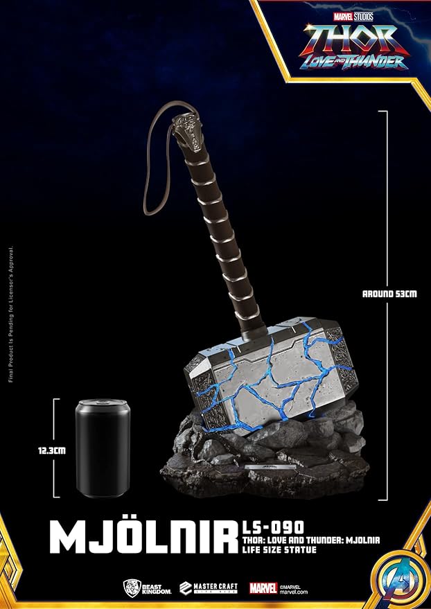 Thor : Love and Thunder Mjolnir (Life Size Statue)
