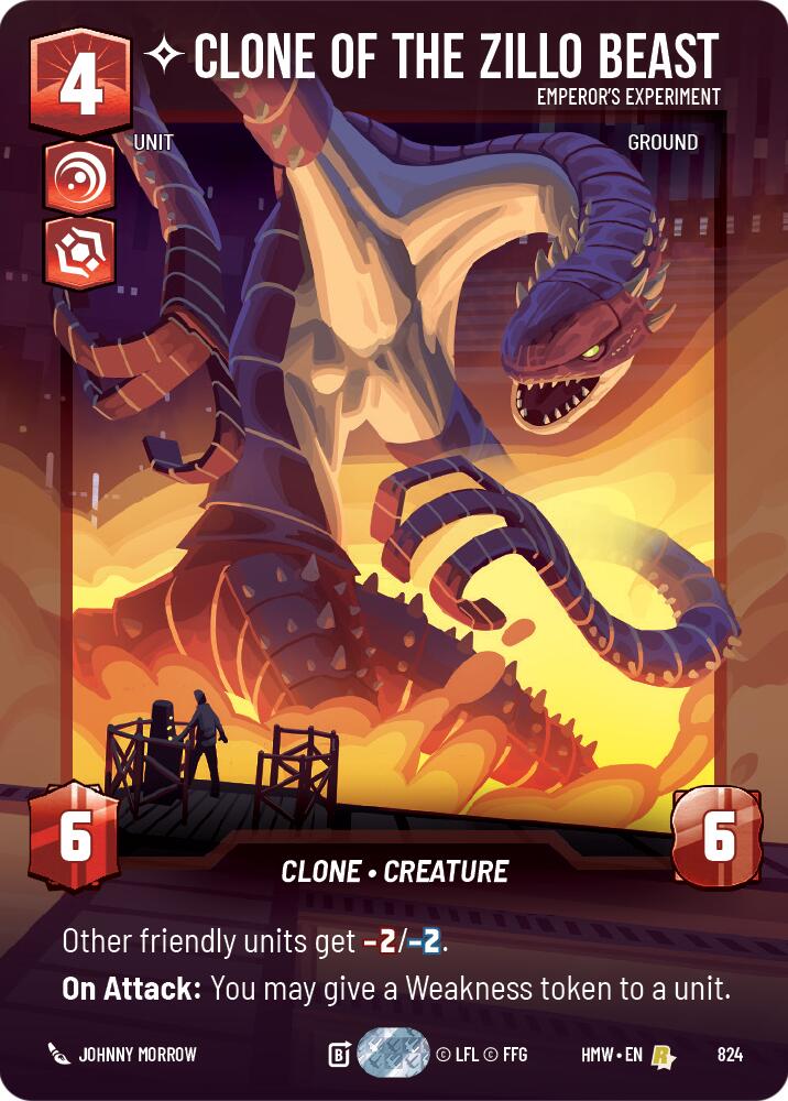 Clone of the Zillo Beast - Emperor's Experiment (824) (Prestige) (824) [Homeworlds]