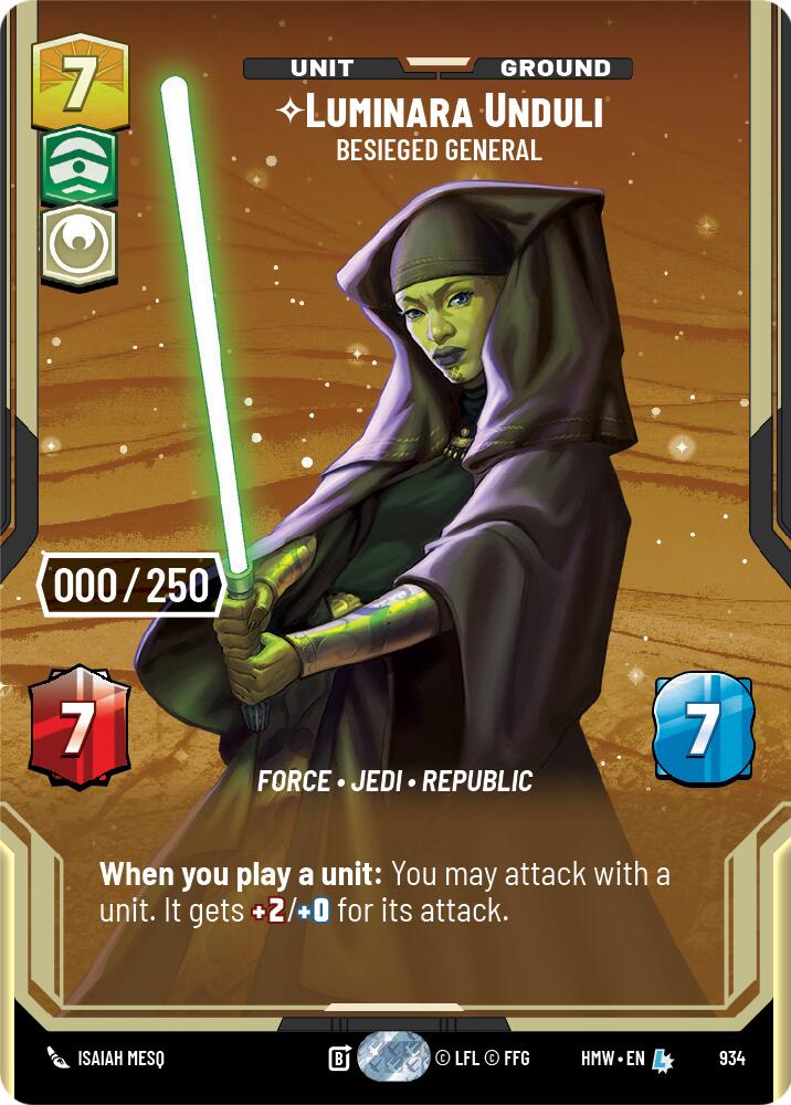 Luminara Unduli - Besieged General (934) (Serialized) (934) [Homeworlds]