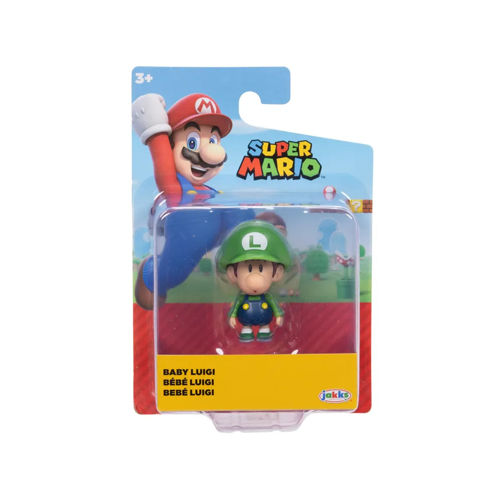 Jakks Pacific - Super Mario 2.5in Figures - Baby Luigi