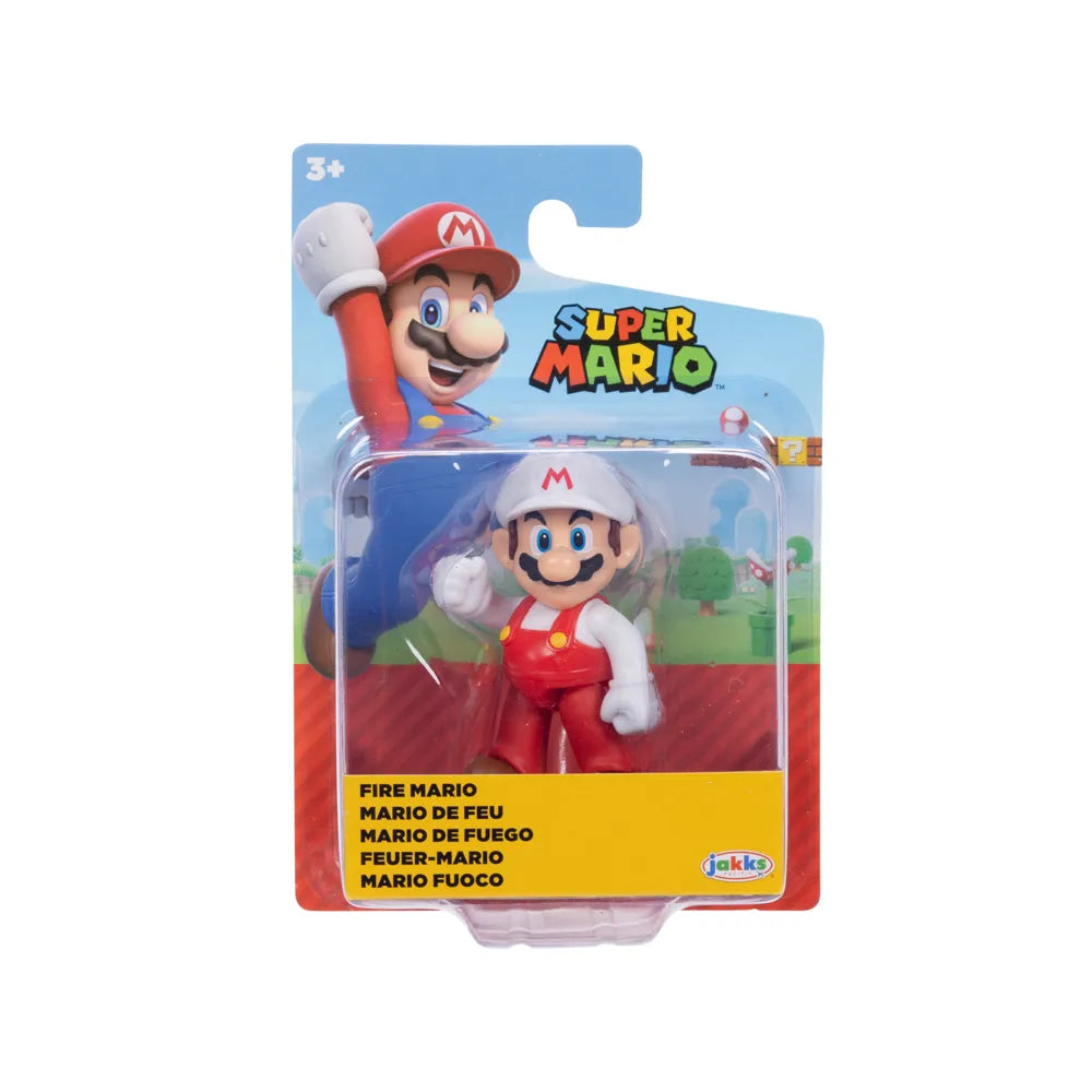 Jakks Pacific - Super Mario 2.5in Figures - Fire Standing Mario