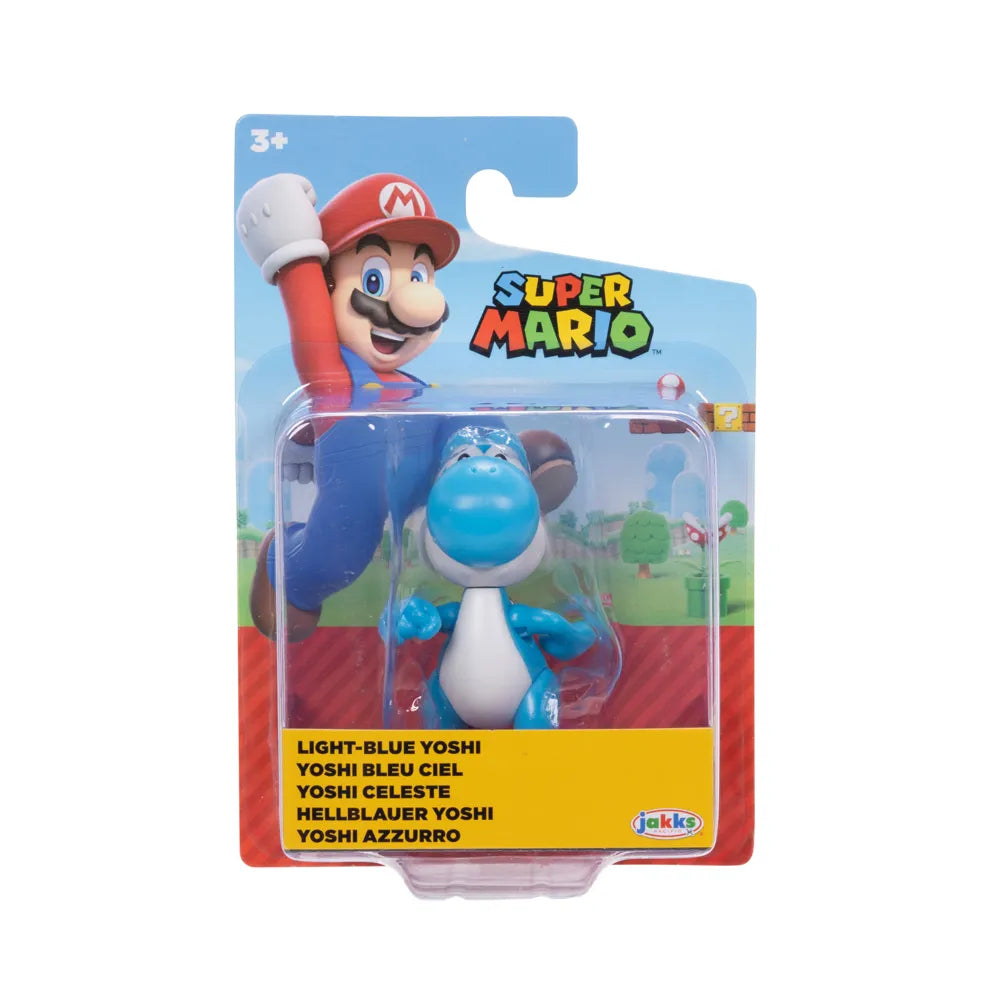 Jakks Pacific - Super Mario 2.5in Figures - Light Blue Yoshi