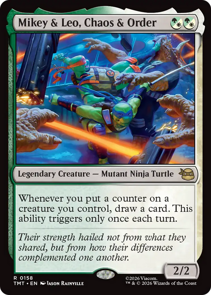 Magic | Mikey & Leo, Chaos & Order [Teenage Mutant Ninja Turtles] | The Nerd Merchant